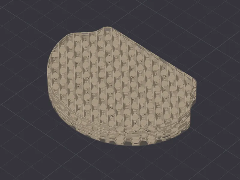 Shell Shaped Natural Loofah Soap Saver Pad