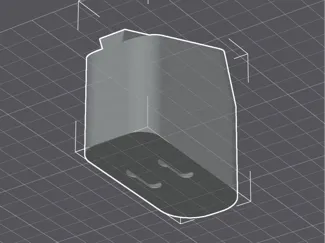 Ams ultra lite wall mount with keyholes
