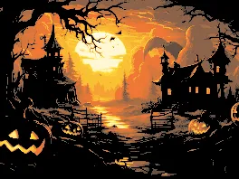 Halloween Evil Pumpkins Hueforge