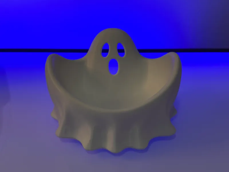 Ghost Halloween Candy Bowl