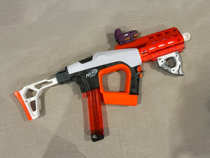 Nerf Pro Sender "Atlas" Bodykit and Folding Stock