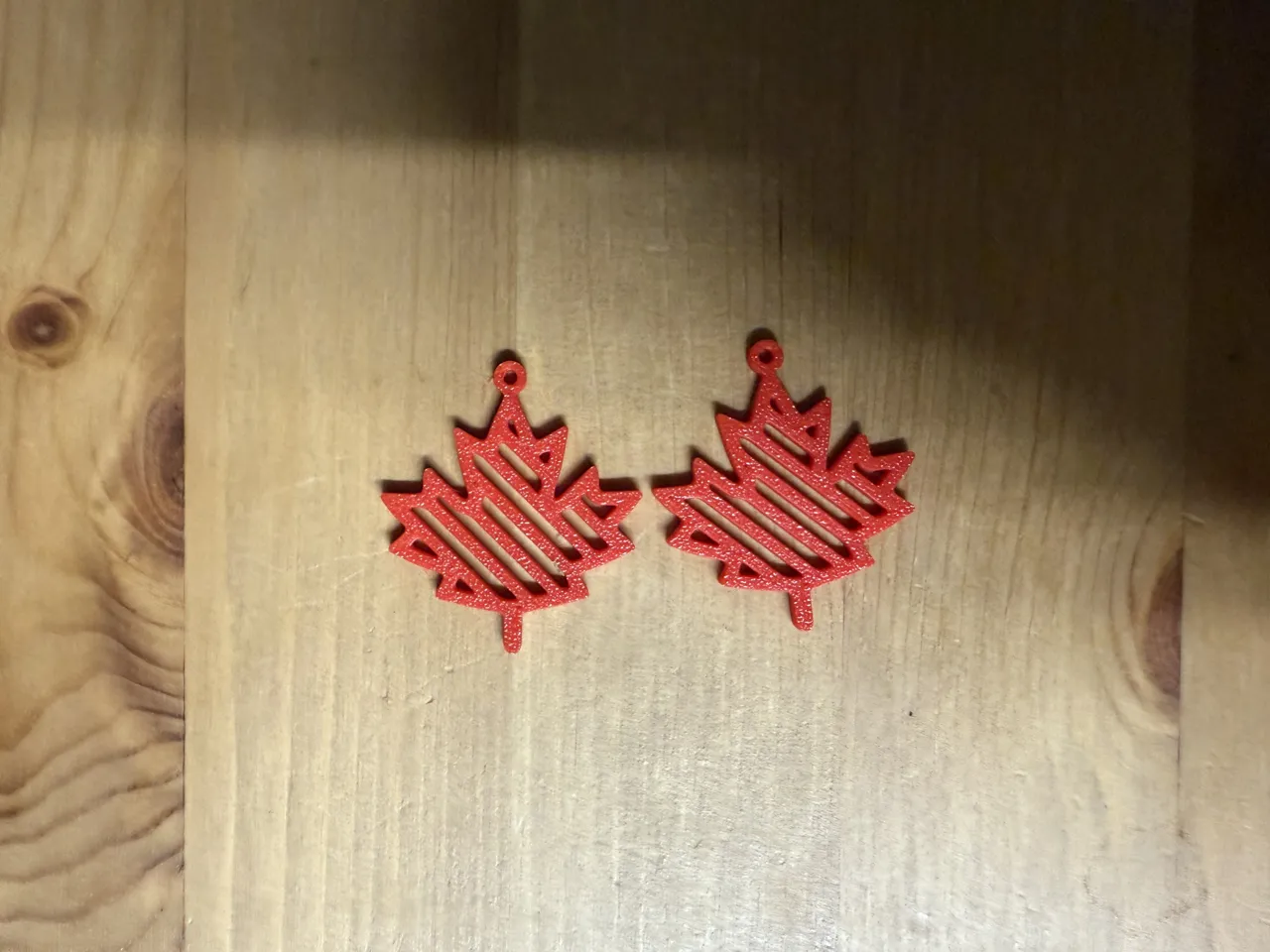 Maple Leaf Earrings view 2