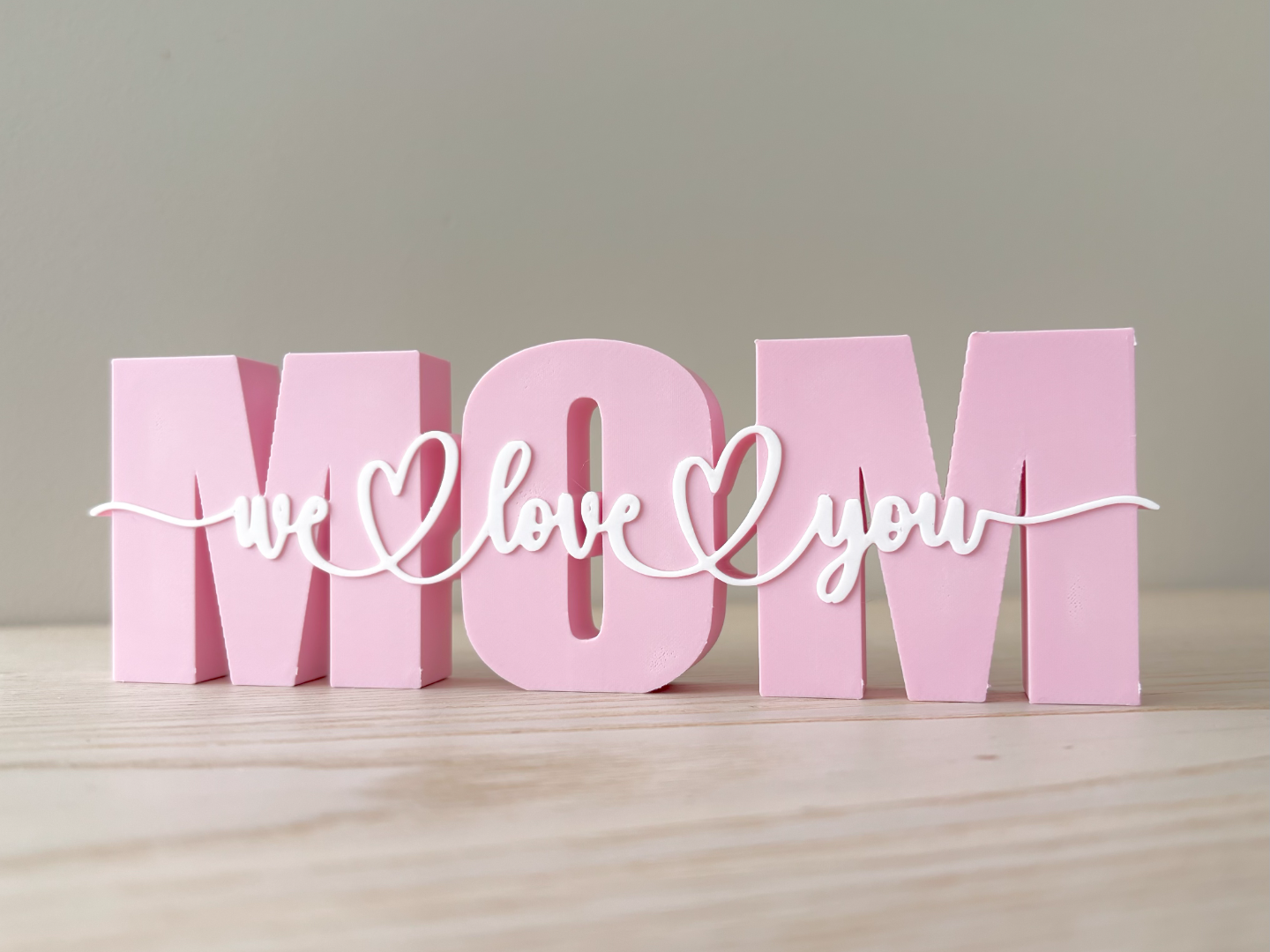 MOM,We love you(Q_Craft)