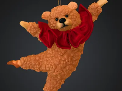 Boston Ballet Bear Keychain