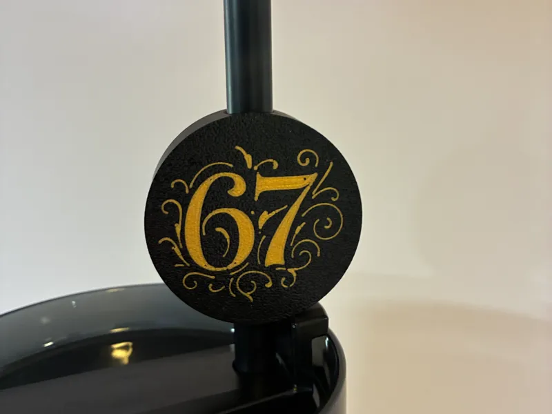 67 Straw Topper