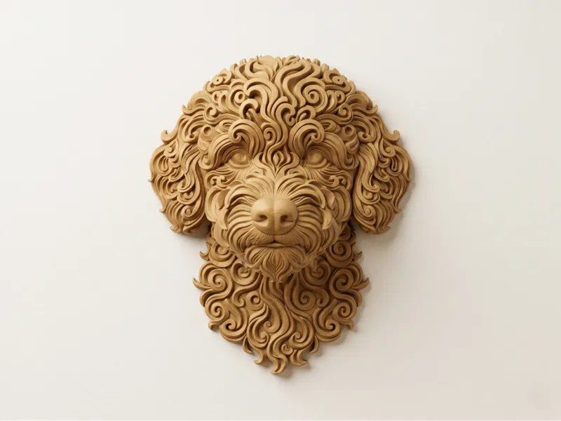Maltipoo "Eterno Cachorro" - Arte de pared