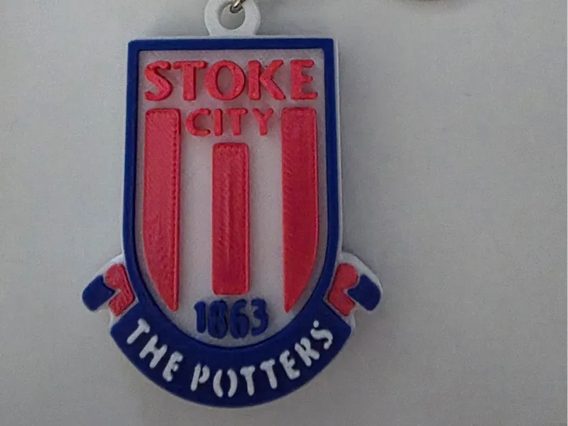 Stoke City 3D Keyring. 