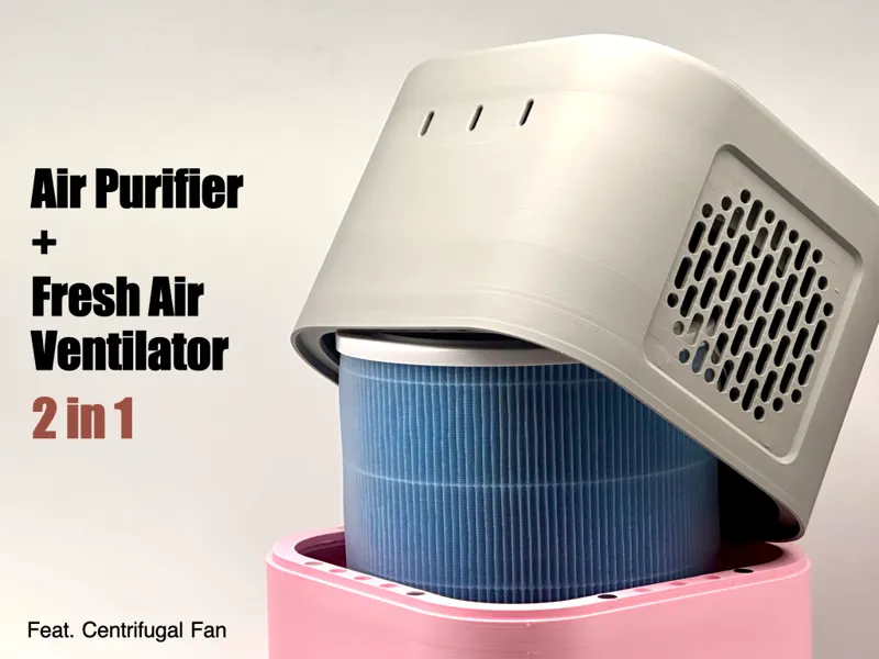 2-in-1 Air Purifier & Fresh Air System