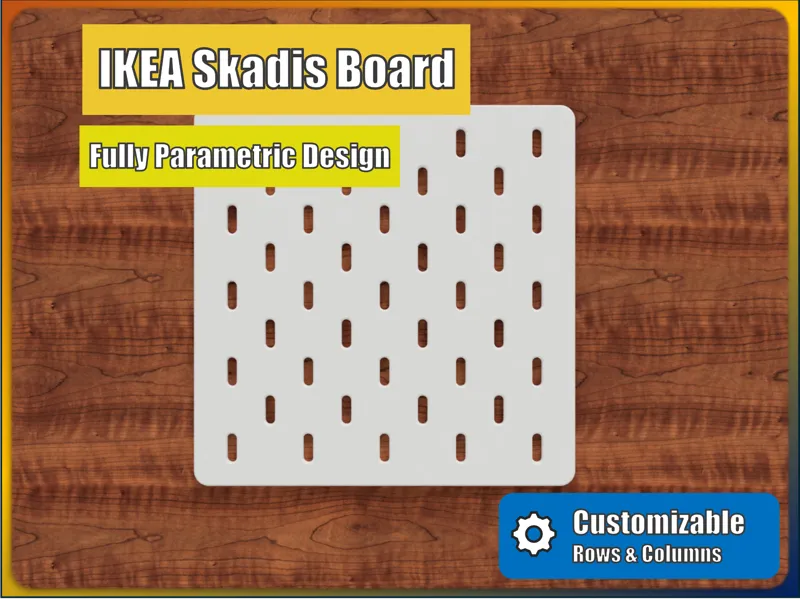 Parametric IKEA Skadis Board Generator