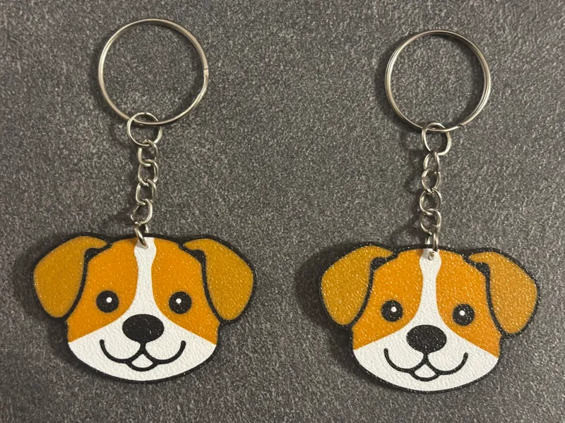 Dog keychain