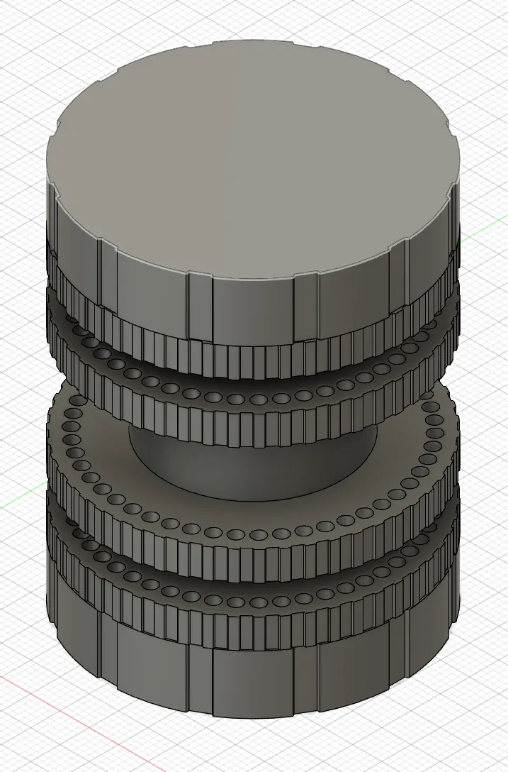 Filament Sample Timeline - 50 Filaments Display - Free 3D Print Model ...