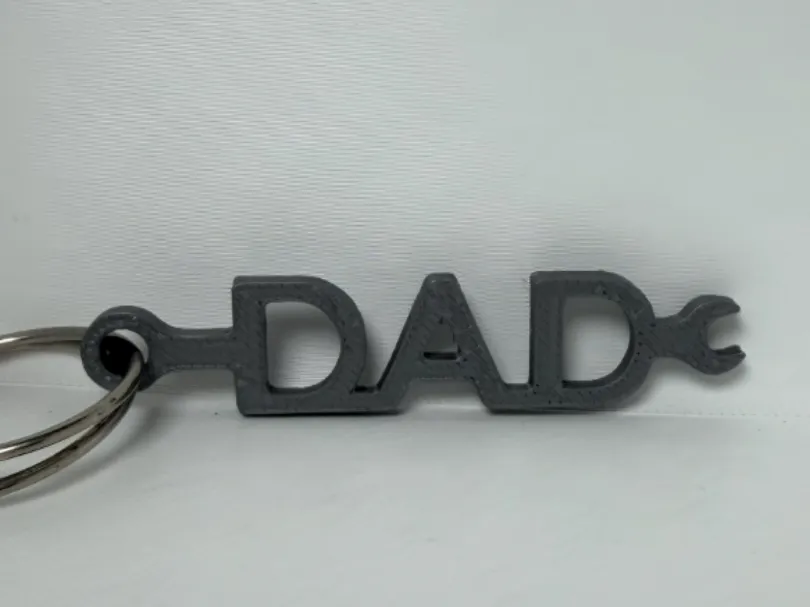 Father’s Day Wrench Keychain - Free 3D Print Model - MakerWorld