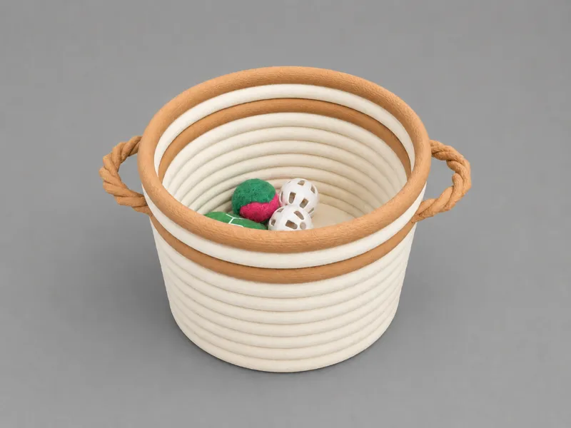 Decorative Rope Organizer Basket