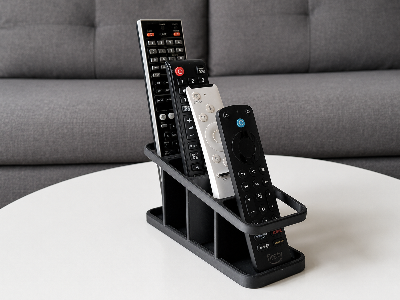 4-Slot Remote Holder - Floating Frame