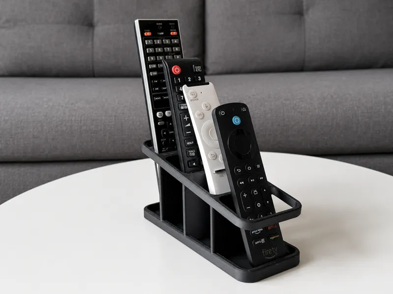 4-Slot Remote Holder - Floating Frame