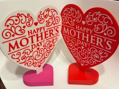 Happy Mother's Day Standing Heart