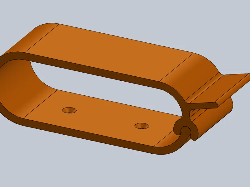 Screw-on cable holder