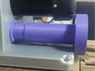 Einhell bandsaw dust adapter to 100mm hose