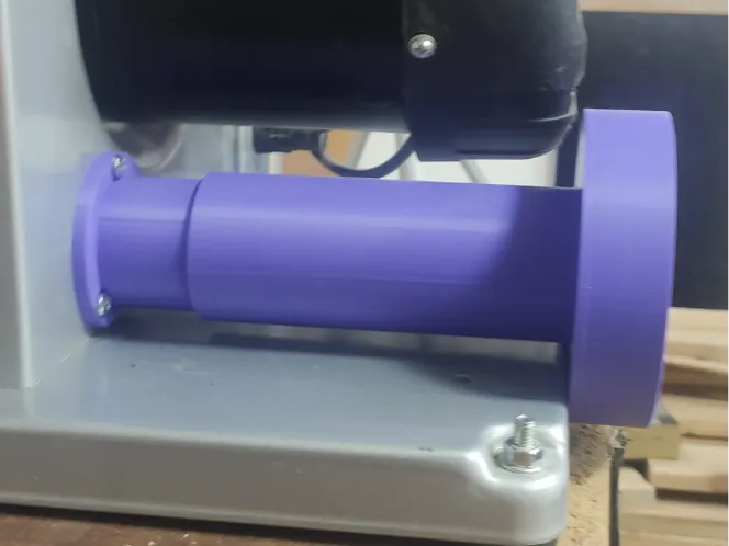 Einhell bandsaw dust adapter to 100mm hose