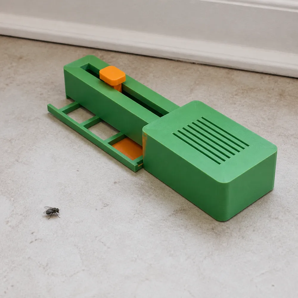 BugVault - Humane Sliding-Floor Bug Catcher - Free 3D Print Model ...