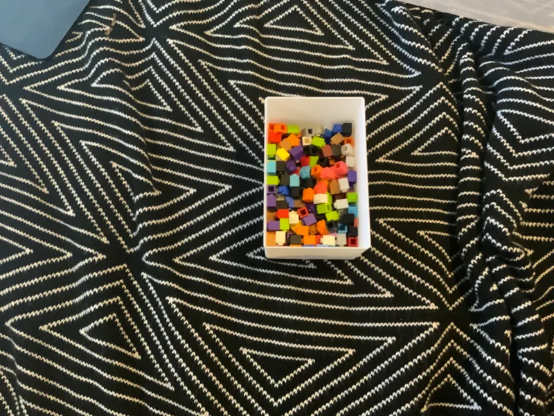 Half of large container
