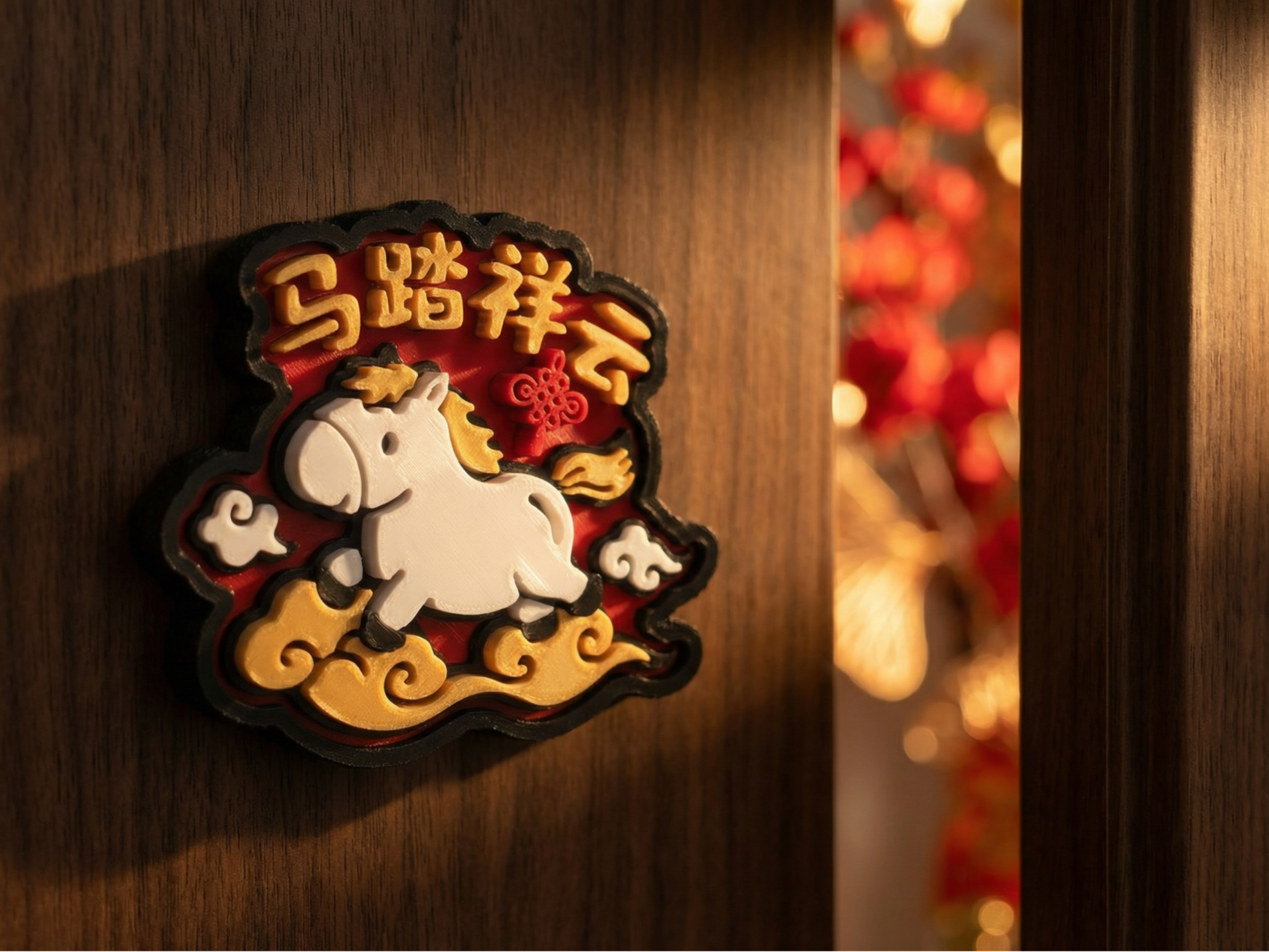 马踏祥云冰箱贴/挂件（拆件/分色/无需AMS/完美装配）