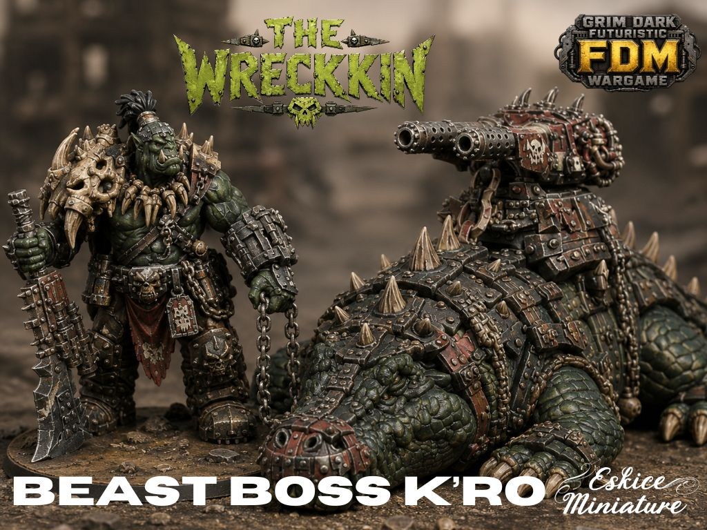 BEAST BOSS KRO – The Wreckkin – 32mm Grim Reach - 1