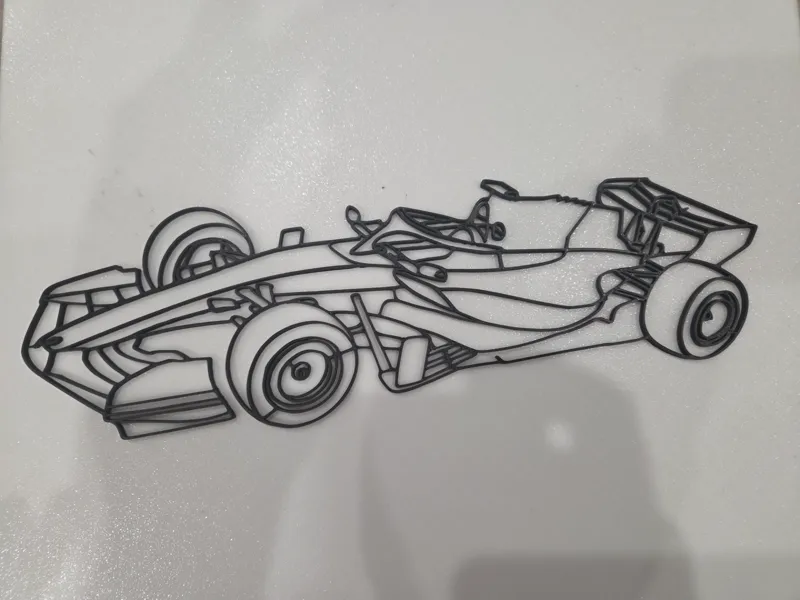 Formel 1 F1 2026 Car Silhouette Wall Art