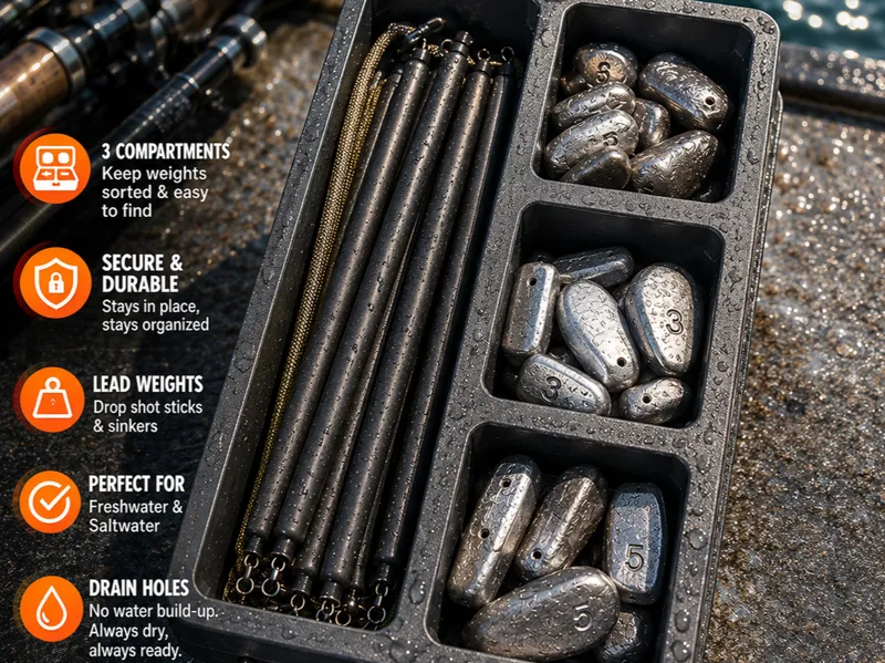 Fishing weight box