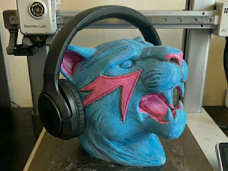 Mr Beast Tiger Logo Headphone Stand
