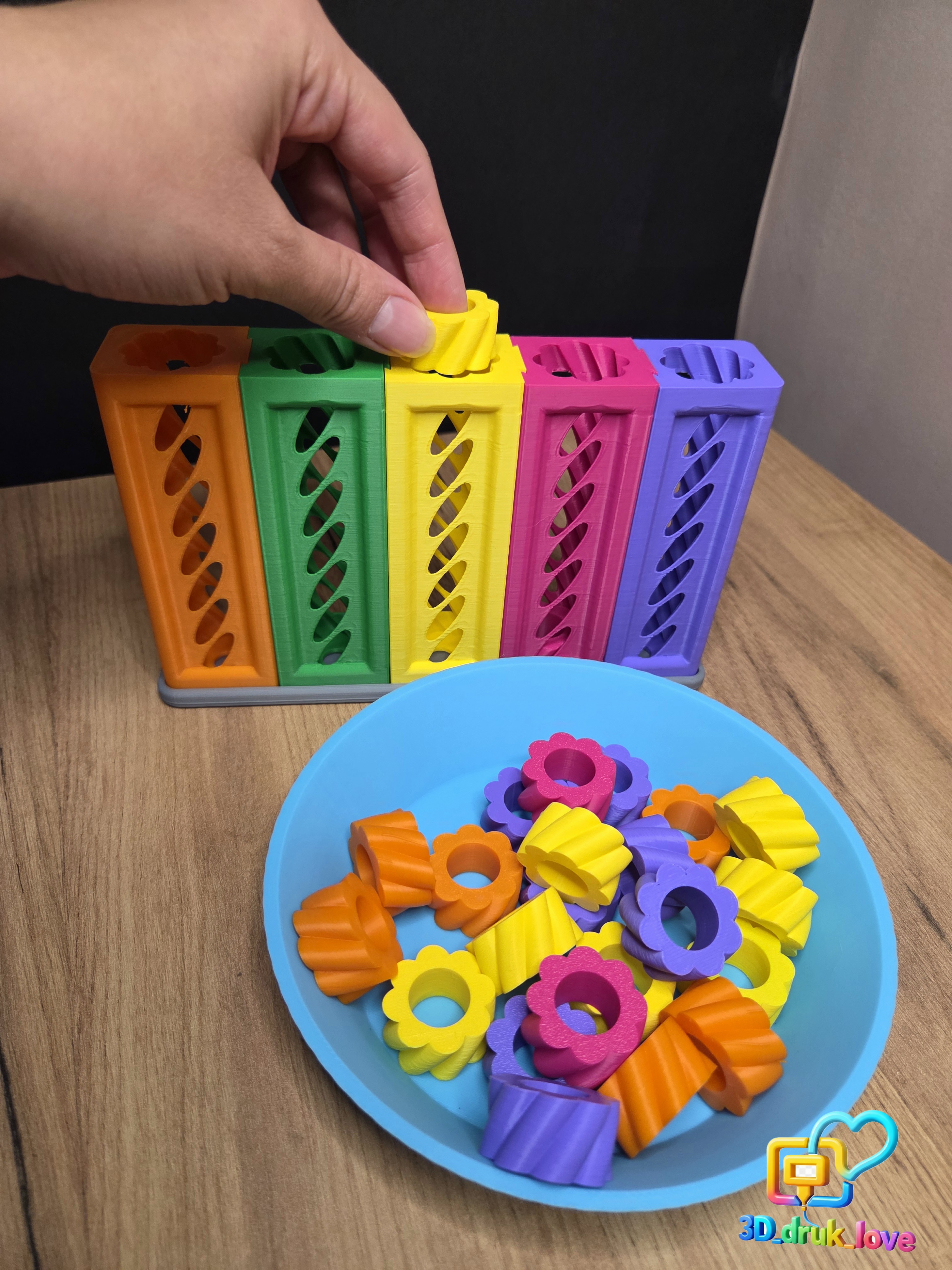 Sensory Fidget Sorter – Learn Colors Motor Skills - 1