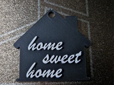 Home sweet home -keychain