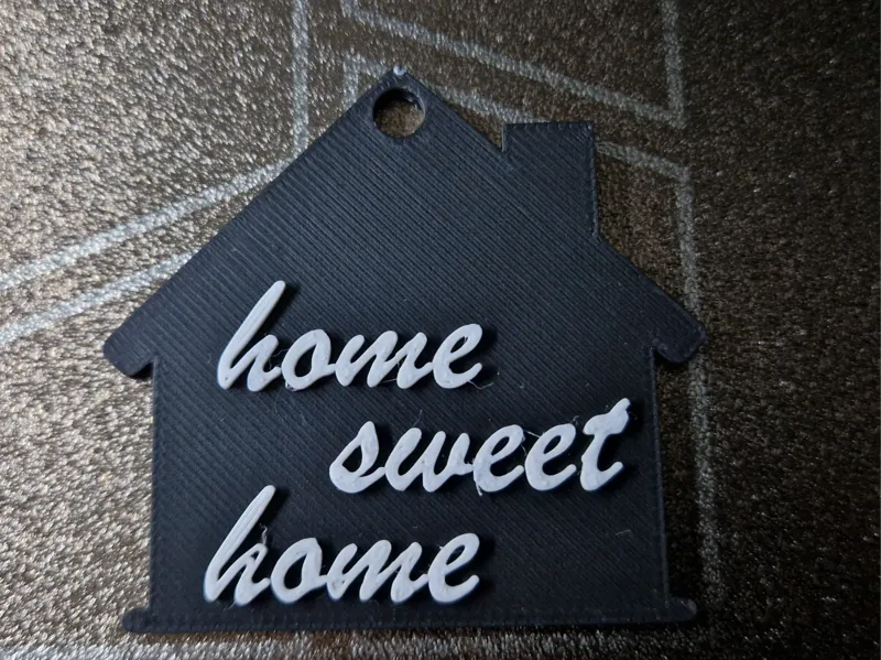 Home sweet home -keychain