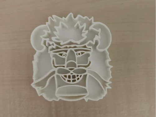 Mohács Busó Mask Cookie Cutter, Traditional Design