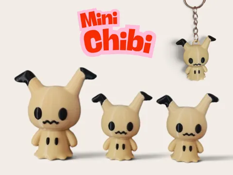 Figura decorativa: Mimikyu - Mini Chibi — referencia de MakerWorld