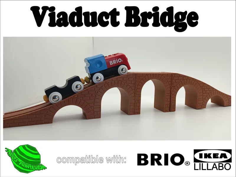 Toy Train Viaduct Bridge Parts