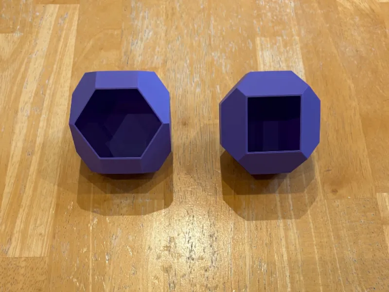 Faceted Jewel Knick-Knack Desk Organisers