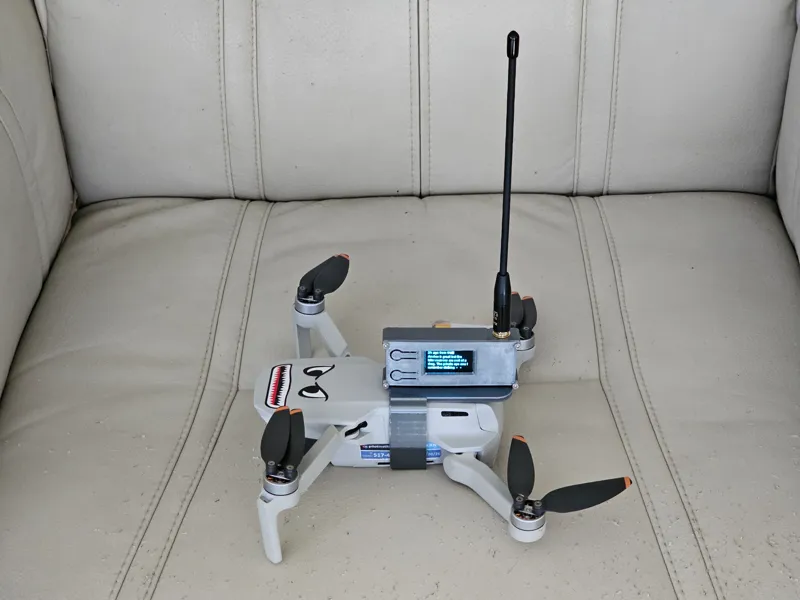 DJI Mini 2 / 2SE Heltec v3 Meshtastic Top Mount