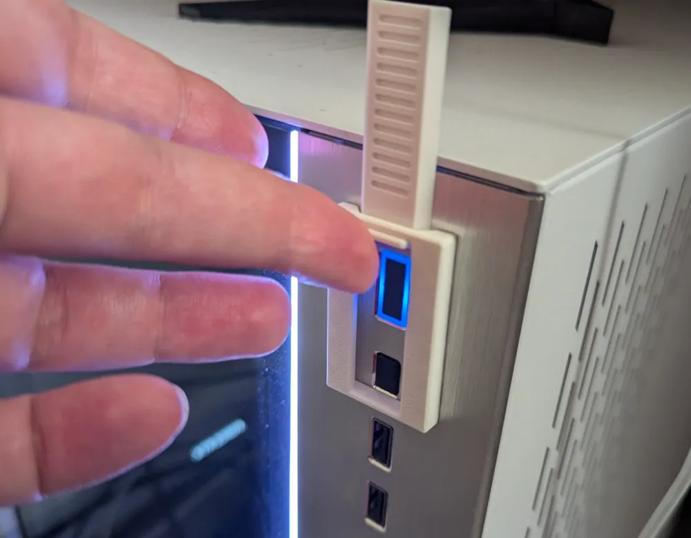 Desktop PC Buttons Cover by Usof - MakerWorld