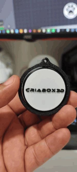 Chaveiro Giratório – Versão Limpa Personalizável