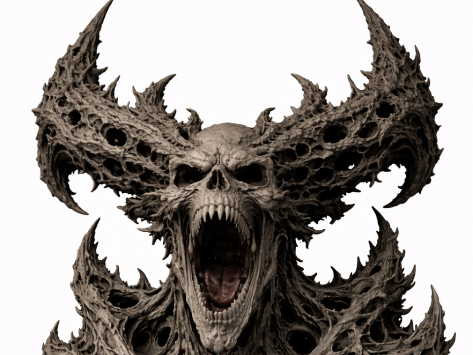 The Devourer – Gothic Demon Bust