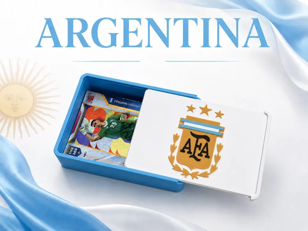 Argentina Sticker & Card Collector Box - Free 3D Print Model - MakerWorld
