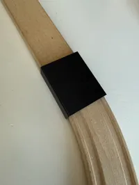 Connecteur suspendu pour rails en bois compatible Brio — photo 4