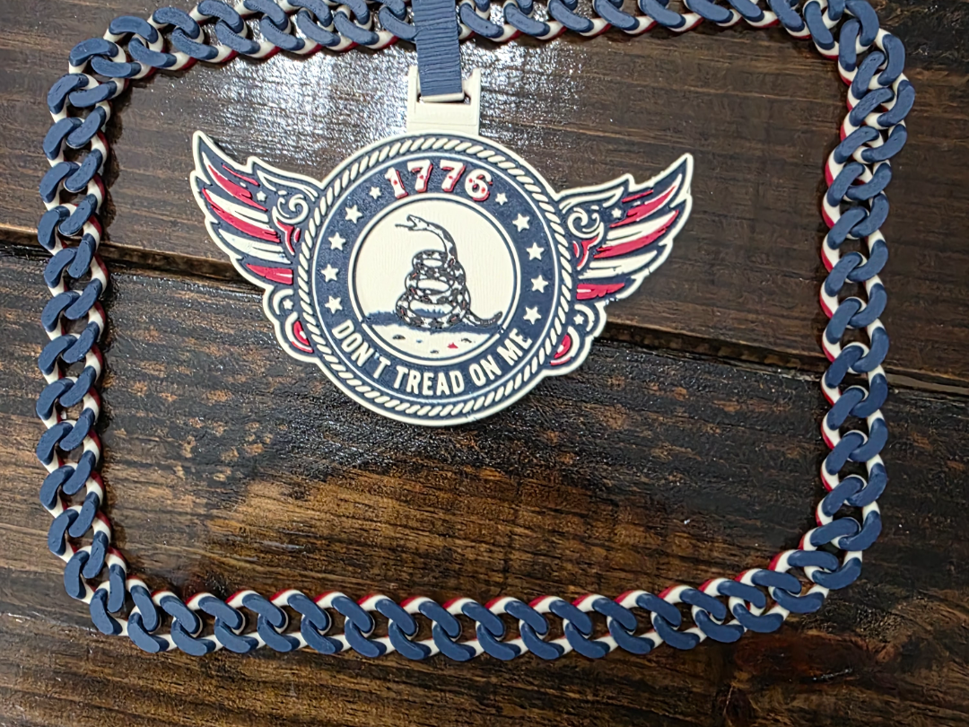 Don’t Tread On Me Cuban Hype Chain