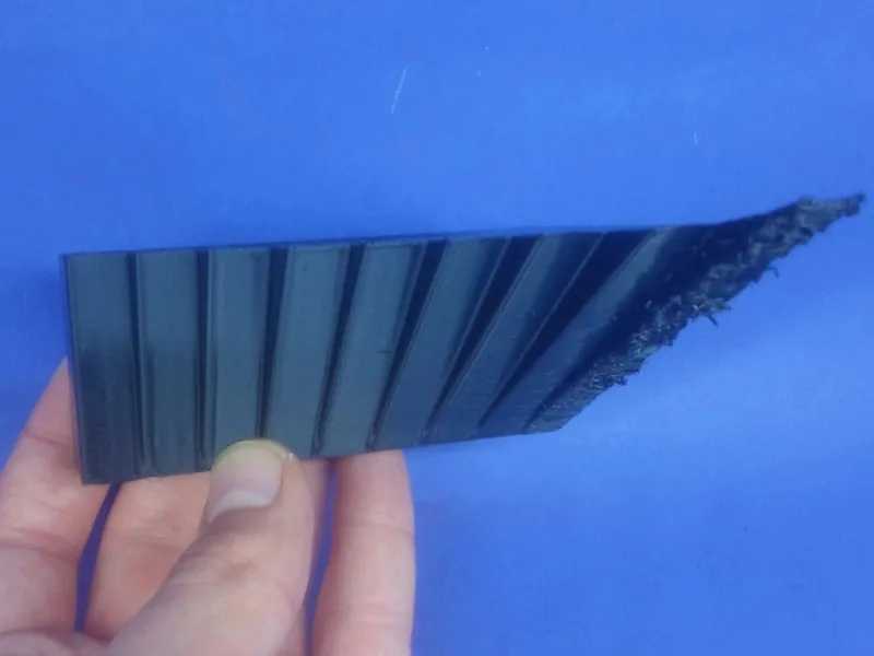 Overhang angle tester with intermediate angles