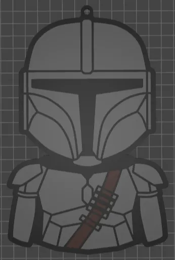 THE MANDALORIAN KEY RING