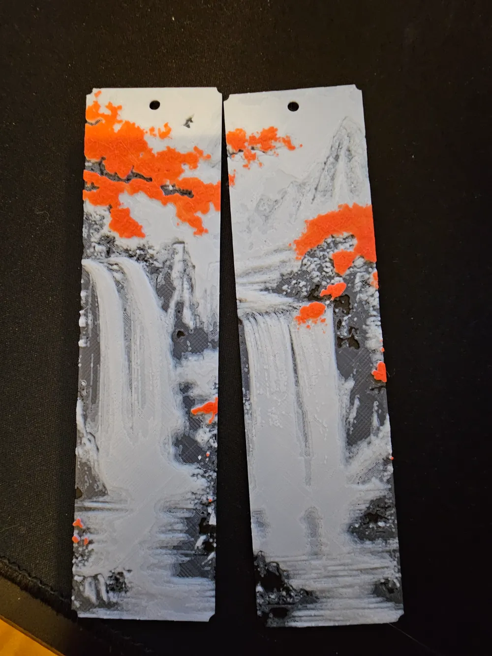 Sakura Waterfall Bookmark by Titorez - MakerWorld