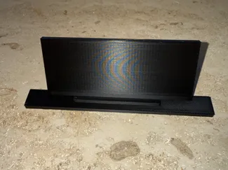Display stand sliced car model