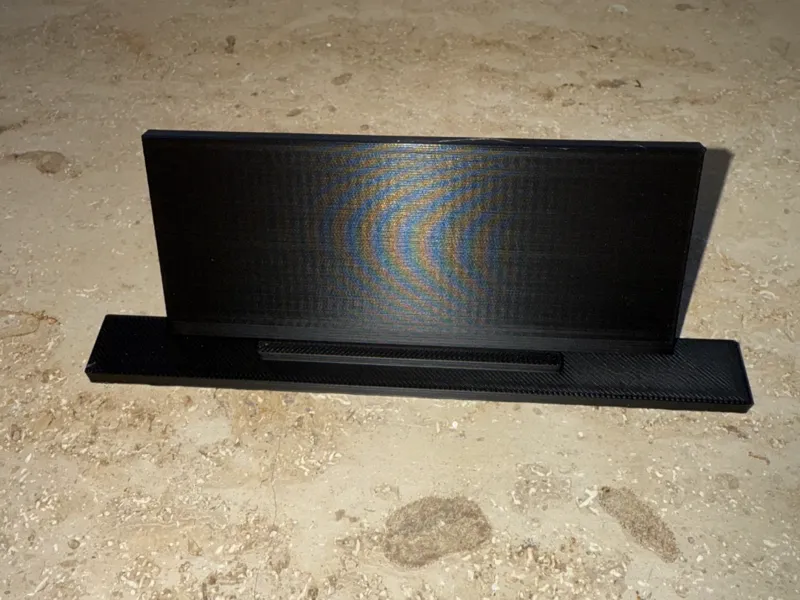 Display stand sliced car model