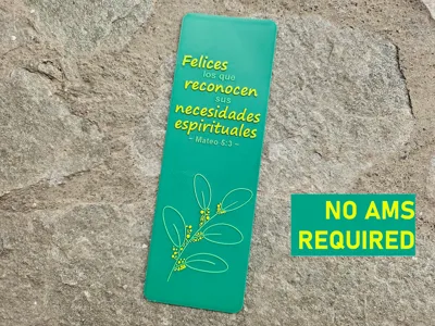 Spanish - JW Bookmark 2026 Year Text (Matthew 5:3)